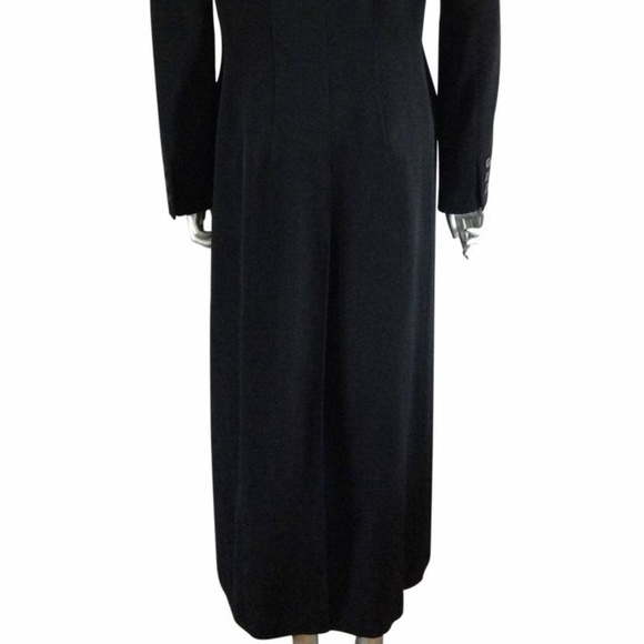 Vintage Alberta Ferretti Long Black Coat - Picture 5 of 7